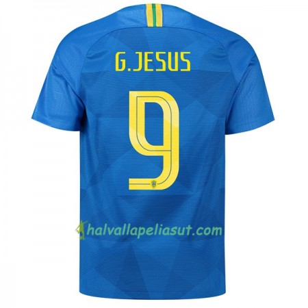 Jalkapallo Pelipaidat Brasilia G.Gesus 9 World Cup 2018 Vieraspaita